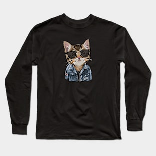 Cute Cat Long Sleeve T-Shirt